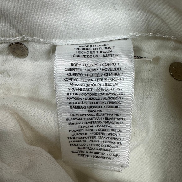 Polo Ralph Lauren White The Sharona Crop Flare Leg Jeans Men's 30R Boho Classic - Picture 11 of 16